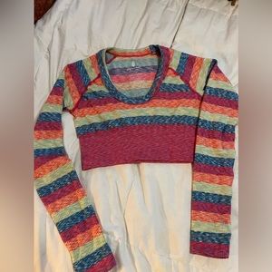 Free People Movement Cropped Long Sleeve